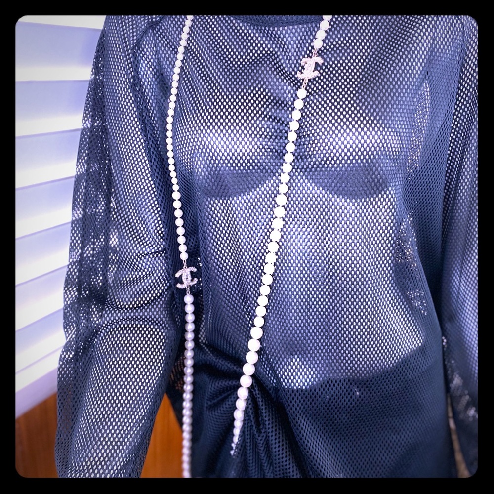 SOLD❌DO NOT BUY-Chanel Mesh 2 Pc SEXY Vintage